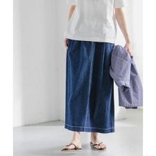 FORK&SPOON　綿麻デニムスカート
