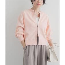 『WEB/一部店舗限定カラー』コットンスウェットジップカーディガン