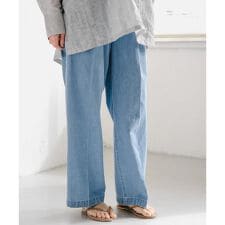 FORK&SPOON　綿麻デニムパンツ