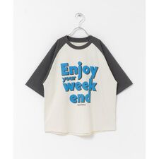 『150サイズ』ロゴプリントラグランTシャツ(KIDS)