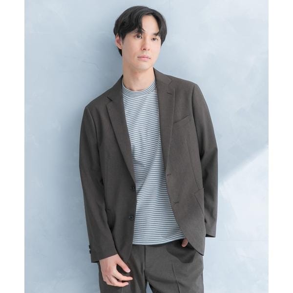 LIFE STYLE TAILOR リネンライクコンフォータブルジャケット