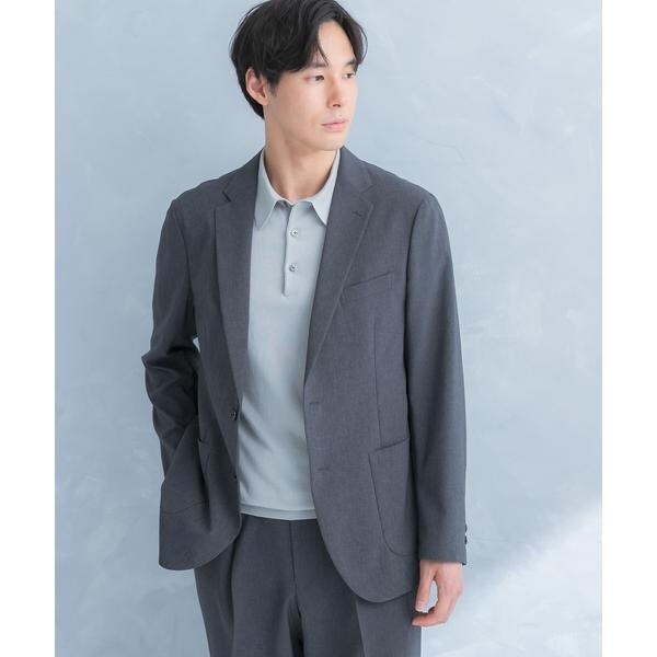 LIFE STYLE TAILOR リネンライクコンフォータブルジャケット