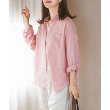 リネンオーバーシャツ