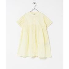 『親子リンク』コットンボイルパフスリーブワンピース(KIDS)