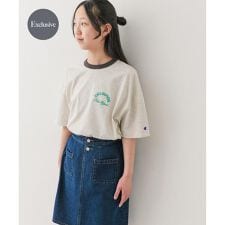 『150サイズ』『別注』CHAMPION×DOORS　リンガー刺繍ロゴTシャツ(KIDS)