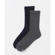 HANES　クルーソックス2P
