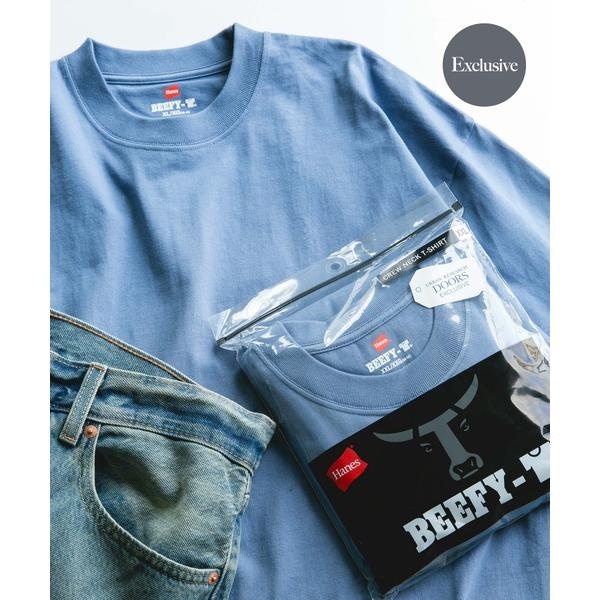 [�}���C]�w�ʒ��xHANES×DOORS BEEFY-T DOORS FIT SHORT-SLEEVE/�A�[�o�����T�[�` �h�A�[�Y�iURBAN RESEARCH DOORS�j �u���[