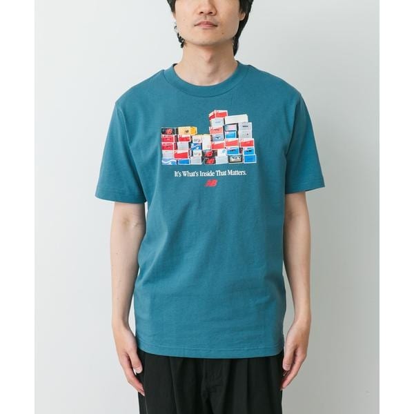 [�}���C]NEW BALANCE �{�b�N�XT�V���c/�A�[�o�����T�[�` �h�A�[�Y�iURBAN RESEARCH DOORS�j �O���[��
