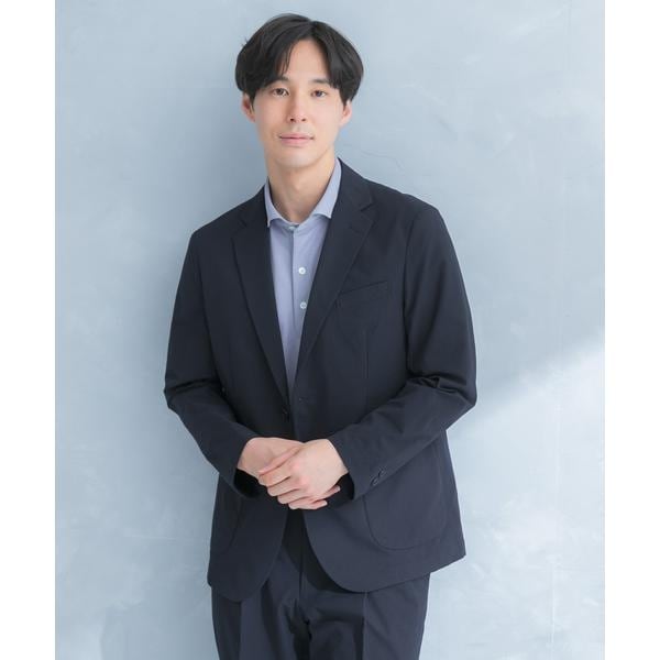 LIFE STYLE TAILOR シアサッカーストレッチジャケット | アーバン