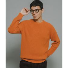 ウォッシャブルウール混ニットプルオーバー