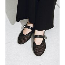 メッシュストラップフラットシューズ