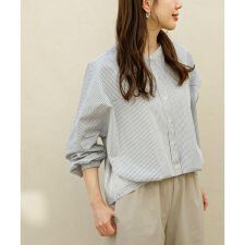 WEB限定』フロントタックバンドカラーシャツ | アーバンリサーチ 
