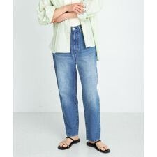 『34サイズ/低身長向けも展開』ワイドテーパードデニム