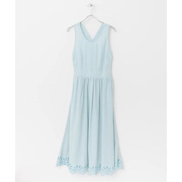 ne Quittez pas/ヌキテパ 】ポプリンチェック EMB シャツドレス