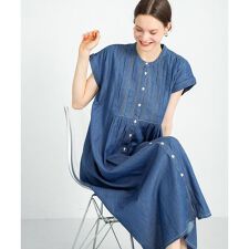 アーバンリサーチ サニーレーベル(URBAN RESEARCH SonnyLabel)のデニムピンタックヨークフレンチワンピース