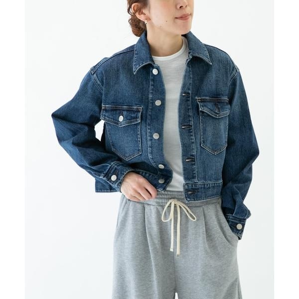 LE DENIM ノーカラーGジャン◇ | スローブ イエナ(SLOBE IENA
