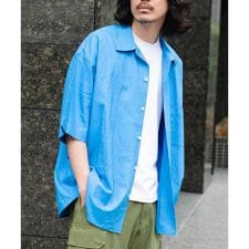 アーバンリサーチ サニーレーベル(URBAN RESEARCH SonnyLabel)のARMY TWILL　Cotton Linen Slab Shirts