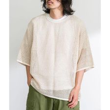 アーバンリサーチ サニーレーベル(URBAN RESEARCH SonnyLabel)のARMY TWILL　Cotton Mesh T-shirts