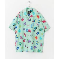MAGIC NUMBER OPEN COLLAR SHORT-SLEEVE SHIRTS
