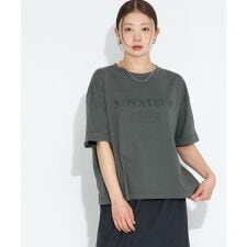 SHELTECH ロゴプリントTシャツ