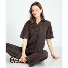 アーバンリサーチ サニーレーベル(URBAN RESEARCH SonnyLabel)のエンブロイダリーコットンオールインワン