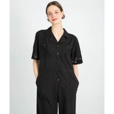 アーバンリサーチ サニーレーベル(URBAN RESEARCH SonnyLabel)のエンブロイダリーコットンオールインワン