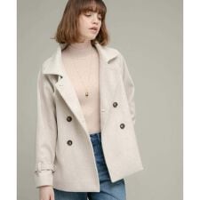 アーバンリサーチ サニーレーベル(URBAN RESEARCH SonnyLabel)のメルトンジャージースタンドカラーコート