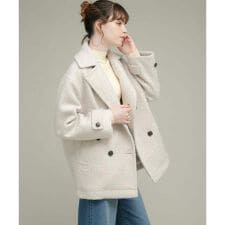 アーバンリサーチ サニーレーベル(URBAN RESEARCH SonnyLabel)のウールライクカーリーシャギーコクーンコート