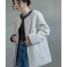 アーバンリサーチ サニーレーベル(URBAN RESEARCH SonnyLabel)のリバーシブルボア撥水キルティングコート