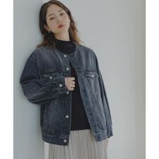 ノーカラーオーバーサイズGジャン