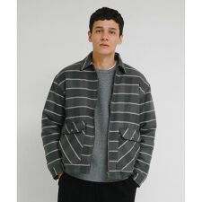 パデッドショートジップブルゾン