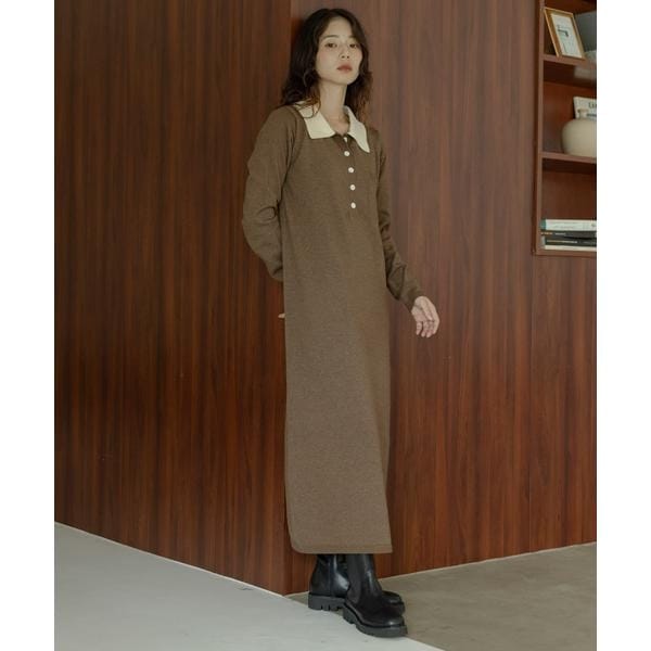 WEB限定』ニットポロワンピース | アーバンリサーチ サニーレーベル