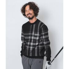 OOPS　ビッグチェックニット