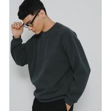 裏起毛ワッフルリラックスフィットプルオーバー