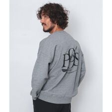 OOPS　裏起毛バックロゴスウェット