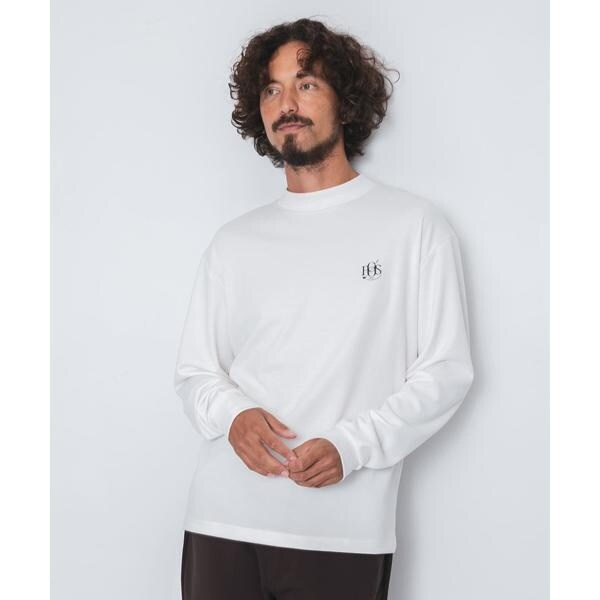 OOPS 機能付きモックネックロングTシャツ