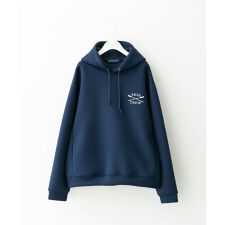 カレッジプリントダンボールパーカー