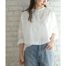 アーバンリサーチ サニーレーベル(URBAN RESEARCH SonnyLabel)の『WEB限定』フロントタックバンドカラーシャツ