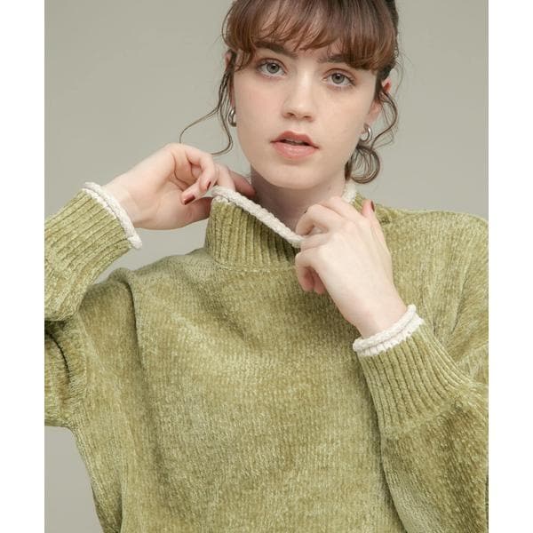 モールヤーンハイネックニットプルオーバー | アーバンリサーチ サニー