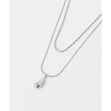 アーバンリサーチ サニーレーベル(URBAN RESEARCH SonnyLabel)のステンレス二連ドロップネックレス