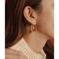 LAPUIS　Coil Aroundピアス