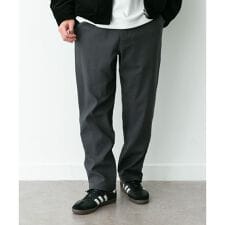 裏起毛スリムイージーテーパードパンツ