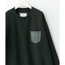 HARRIS TWEEDポケットスウェットプルオーバー