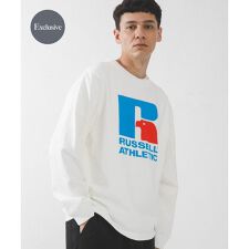 『別注』RUSSELL ATHLETIC×SonnyLabel　プリントヘビージャージーロングTシャ
