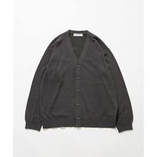 強撚コットンニットカーディガン