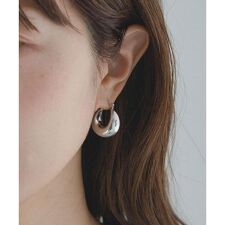 ステンレスボリュームフープピアス