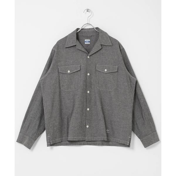 ARMY TWILL　CHAMBRAY OPEN COLLAR SHIRTS