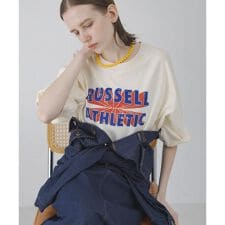 『別注』RUSSELL ATHLETIC×Sonny Label　ロゴプリントTシャツ