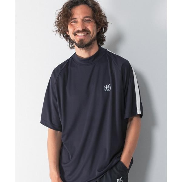 OOPS 吸水速乾ラインモックネックTシャツ | アーバンリサーチ サニー