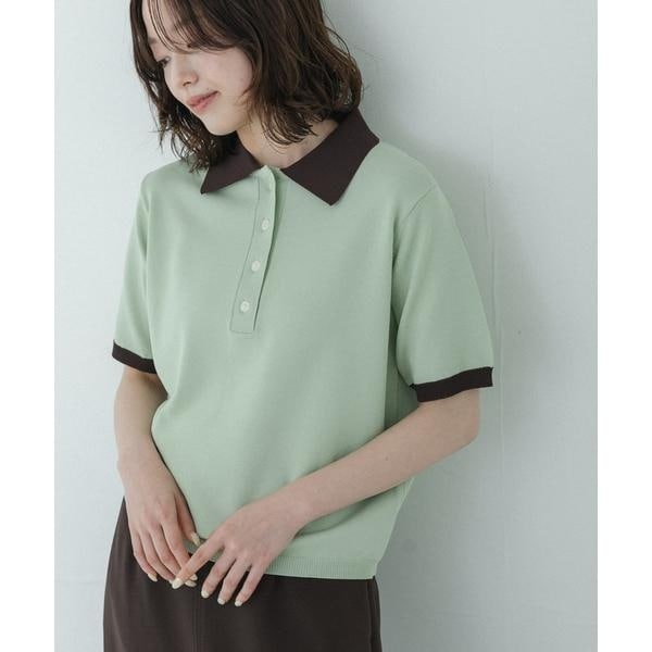 配色襟ニットポロシャツ | アーバンリサーチ サニーレーベル(URBAN